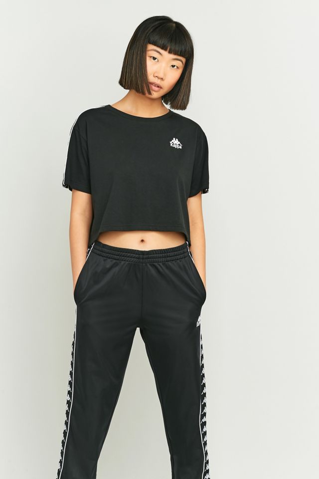 Kappa - T-shirt court rayé noir #5