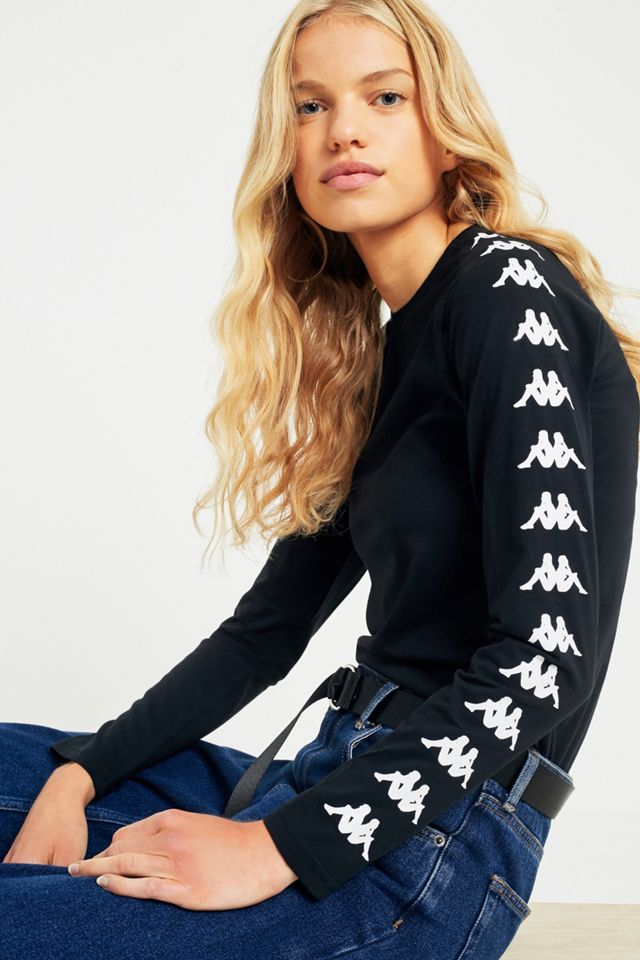 Kappa Side Logo Stripe Camiseta de manga larga #1