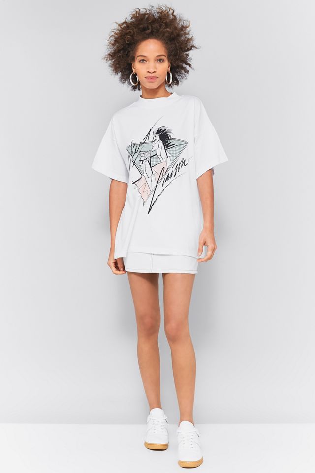 Client Liaison Sunblock White Mid-Sleeve T-Shirt #1