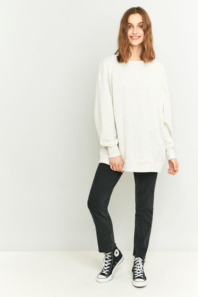 Cheap Monday Blitz Oversized Grey Sweatshirt #4