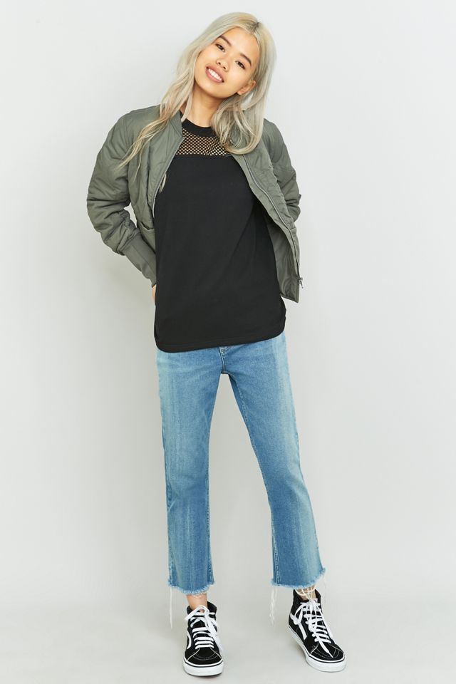 Cheap Monday Vice Black Mesh Sweatshirt #5