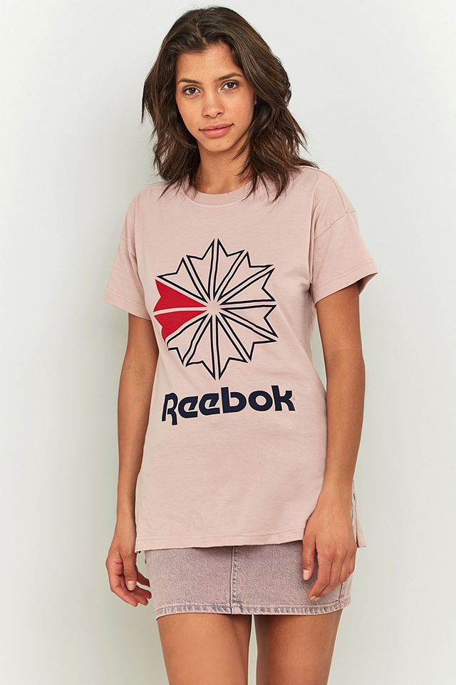 Reebok Classic Logo Pink Logo T-Shirt | Urban Outfitters UK Reebok Classic Logo Pink Logo T-Shirt | Urban Outfitters UK