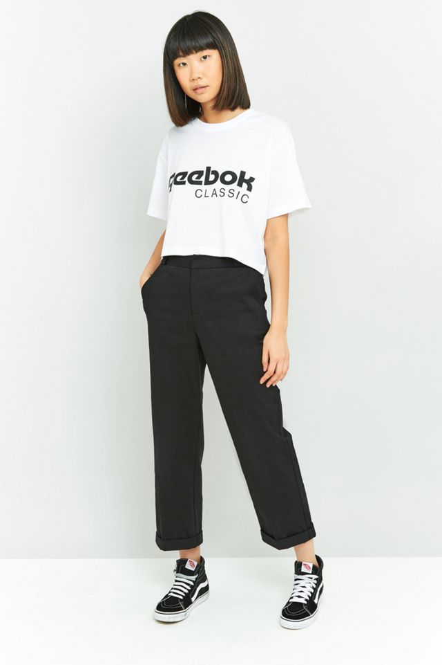 Reebok White Logo T-Shirt #1