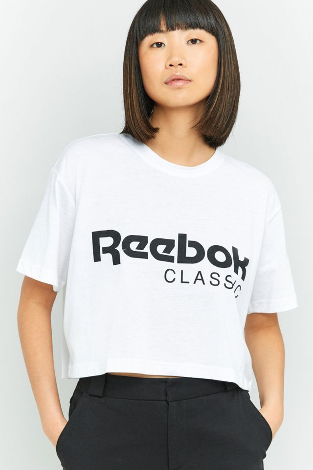 Reebok White Logo T-Shirt #2
