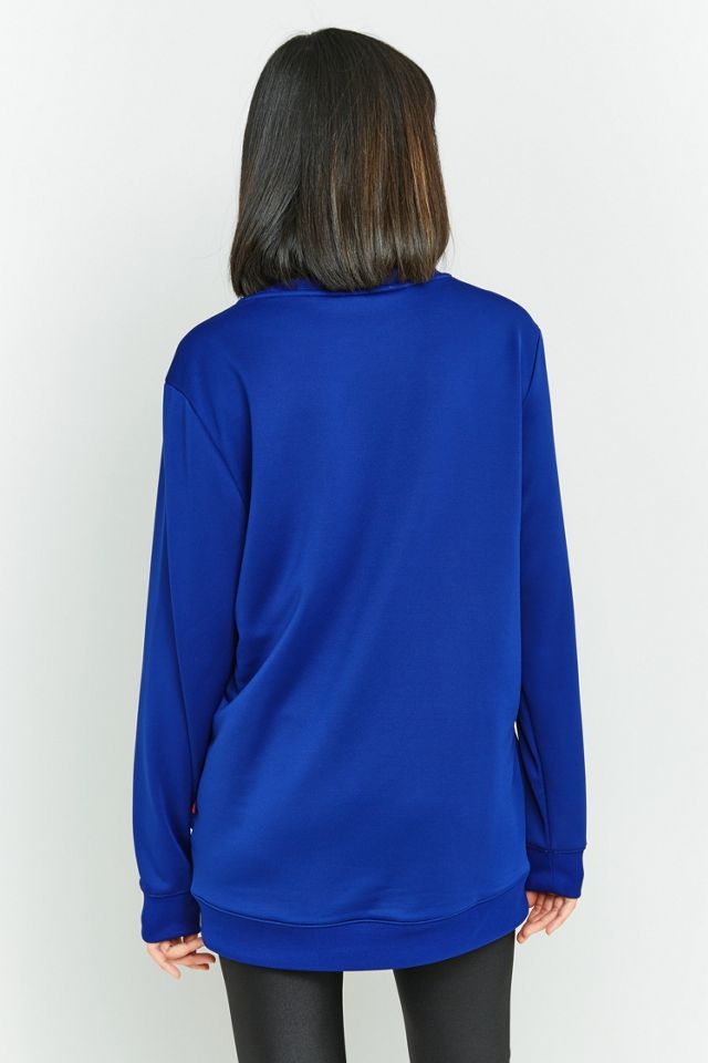 Reebok Blue Logo Stripe Sweatshirt #3