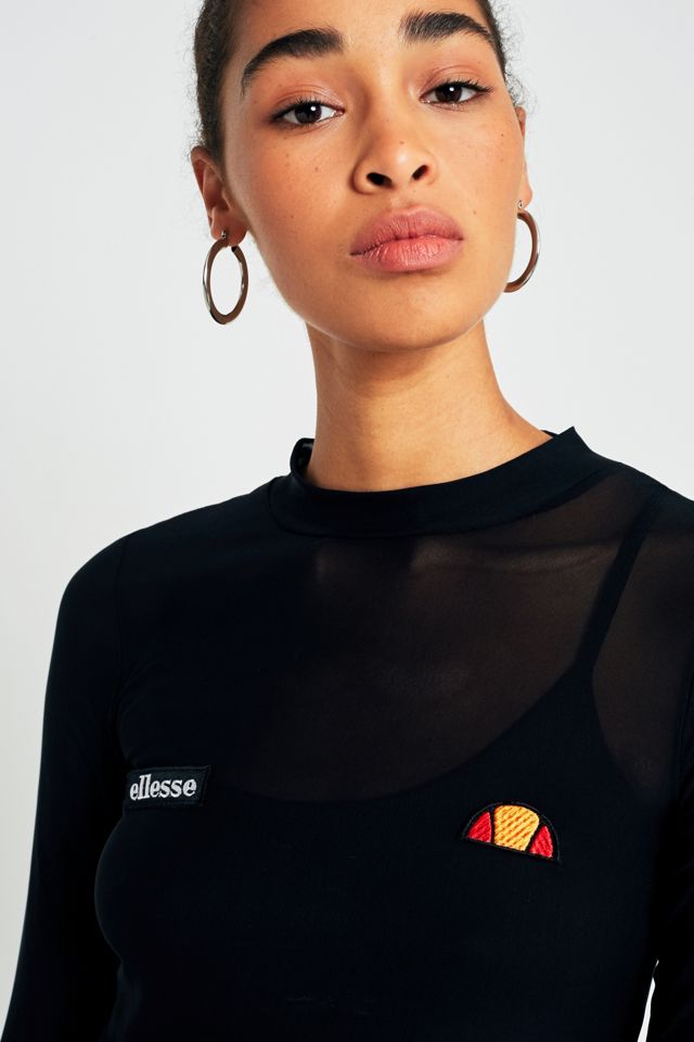 Ellesse Camicia Trasparente a Doppio Strato Cropped #2