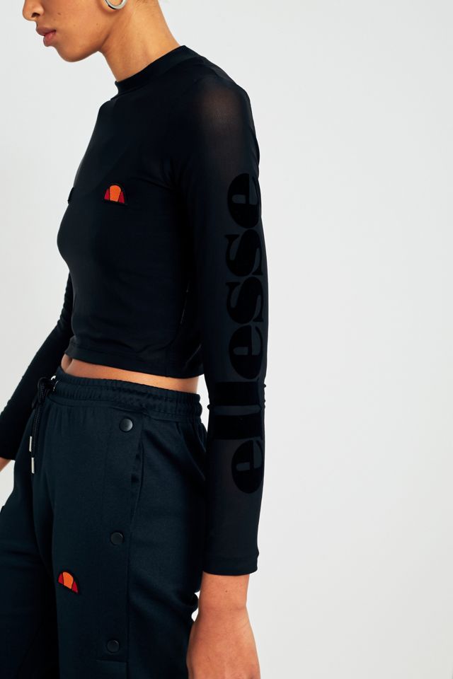 Ellesse Camicia Trasparente a Doppio Strato Cropped #5