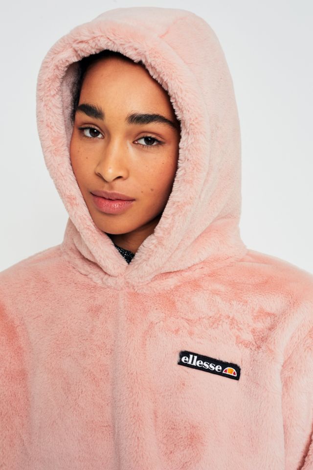 Ellesse fluffy hoodie sale