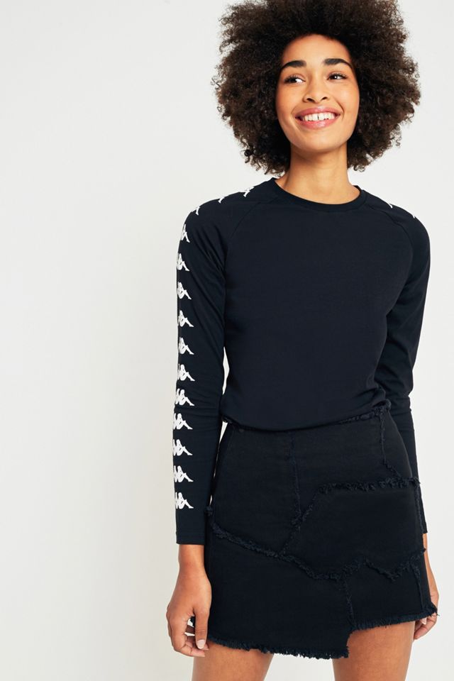 Light Before Dark Patchwork Asymmetrical Mini Skirt #3