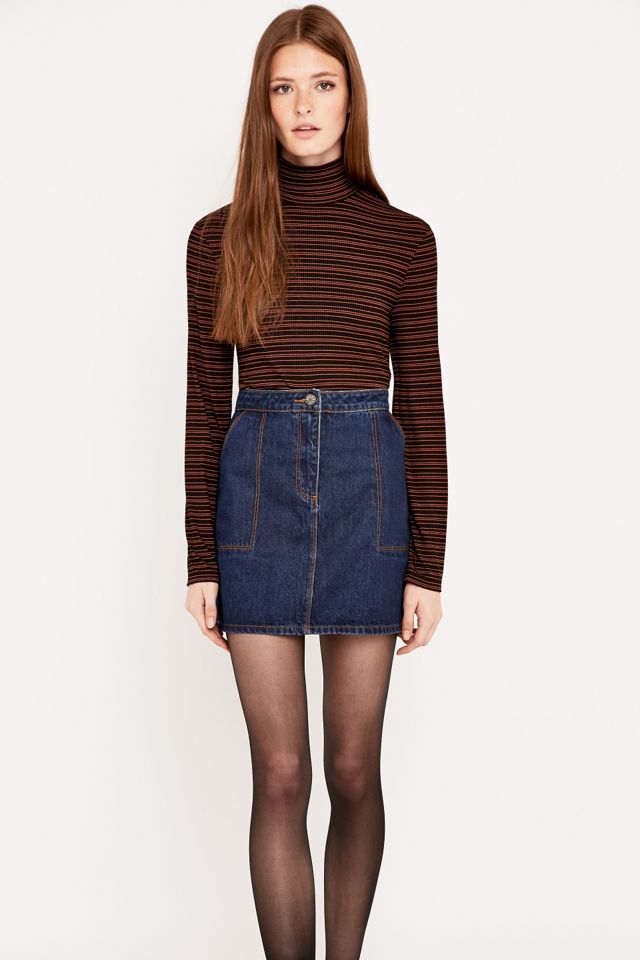 Urban Outfitters – Bleistiftrock aus Denim  #4