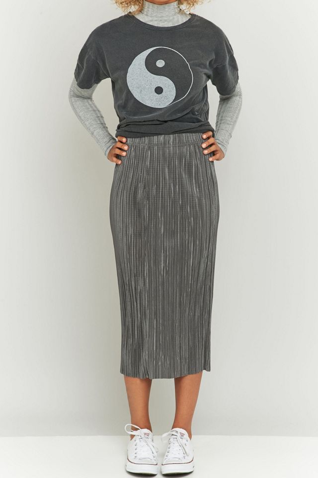 Light Before Dark Pleated Midi Skirt #5