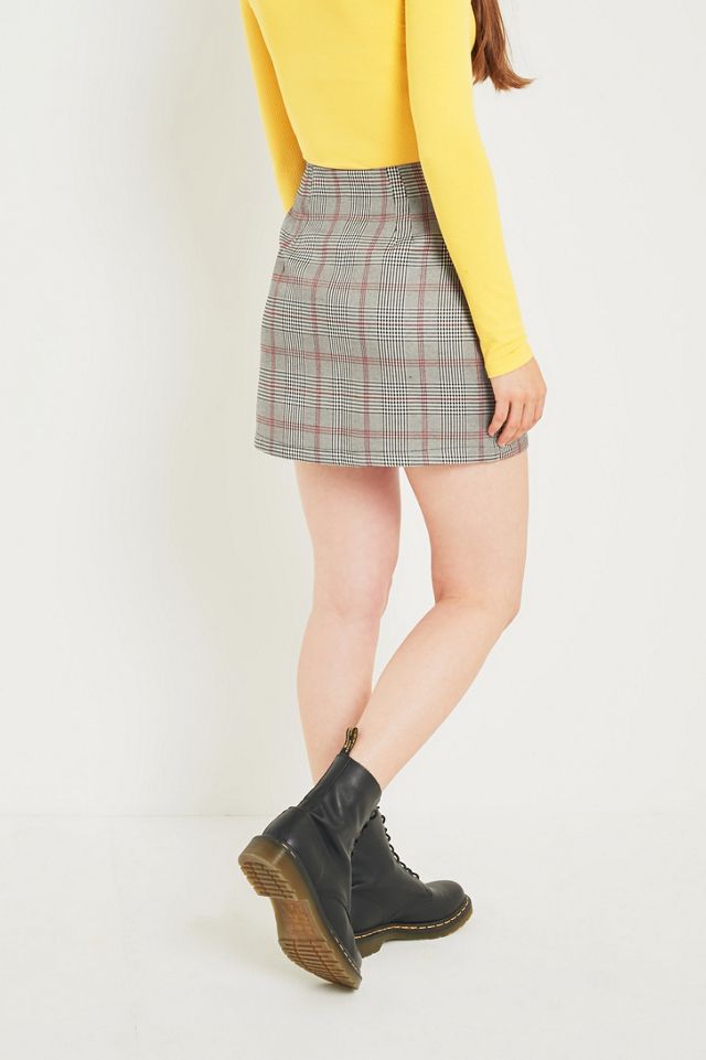 Urban Outfitters Checked Zip Mini Skirt #3