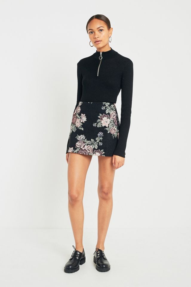 Pins & Needles Floral A-Line Mini Skirt #2