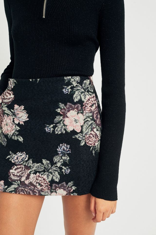 Pins & Needles Floral A-Line Mini Skirt #5