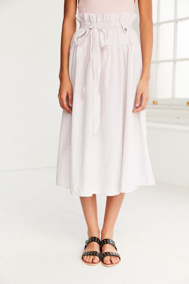 Silence + Noise Gerald Paperbag Midi Skirt #2