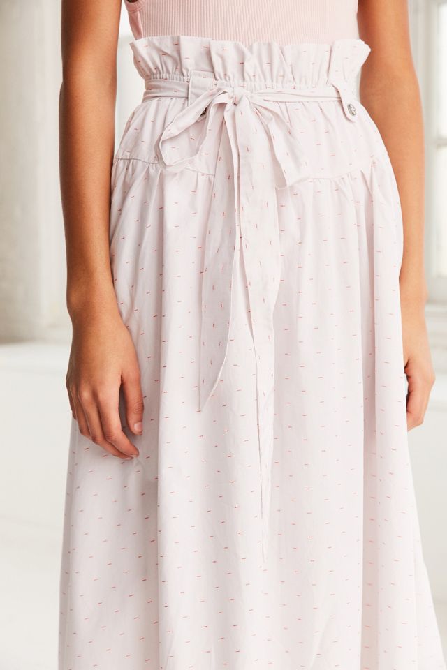 Silence + Noise Gerald Paperbag Midi Skirt #5