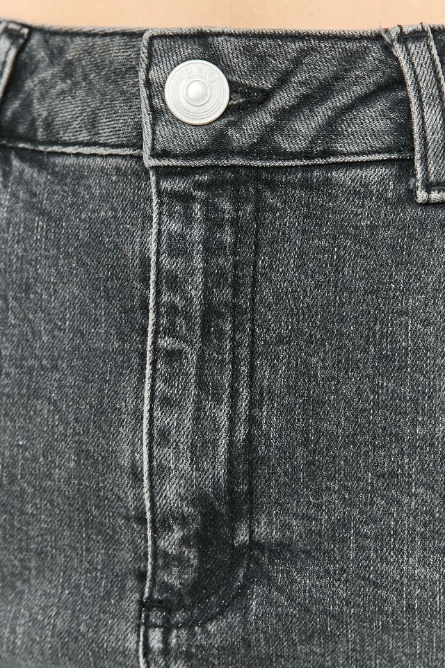 BDG - Jupe crayon midi Penn en jean noire #2