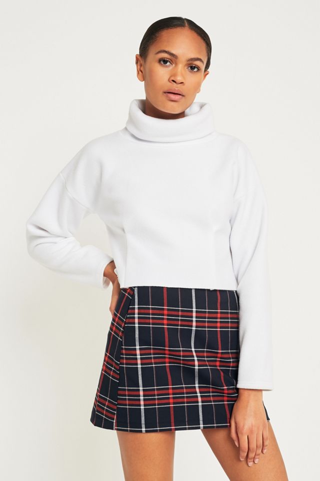 Light Before Dark Tartan Plaid Seamed Pocket Mini Skirt #5