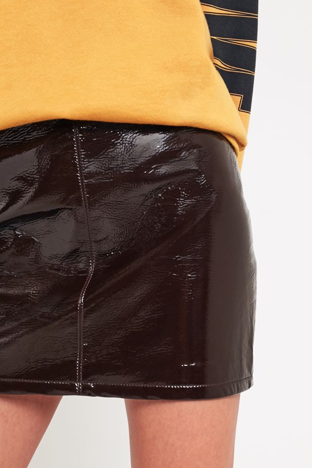Urban Outfitters Vinyl Pelmet Skirt #5
