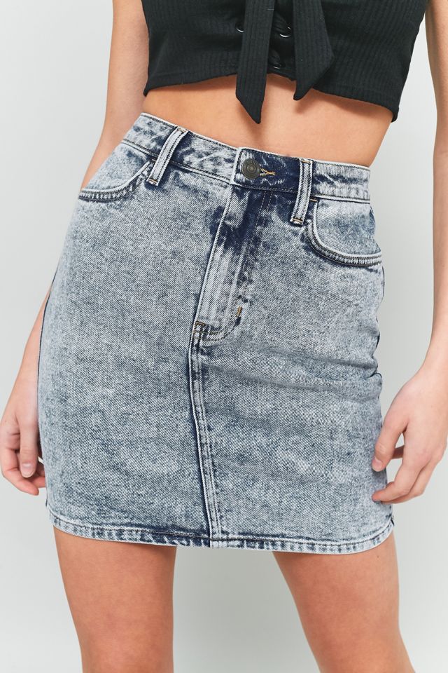 BDG Acid Wash Denim Pencil Skirt #5