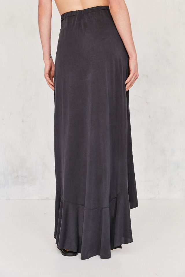 Ecote Aranza Ruffle Wrap Maxi Skirt #4