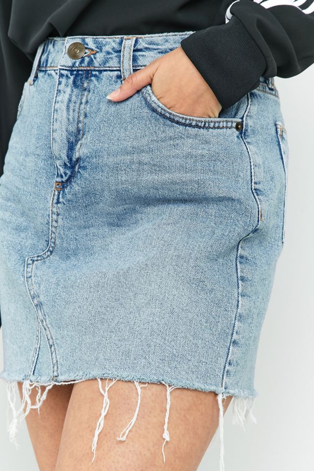 BDG 5-Pocket Notched Denim Mini Skirt #2
