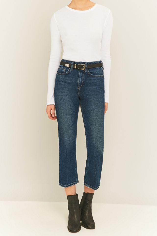 BDG - Jean évasé court bleu foncé vintage #1