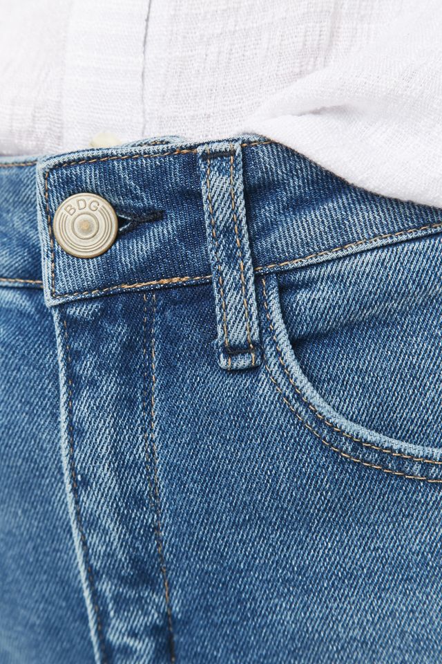 BDG - Jean évasé vintage à bords bruts bleu #2