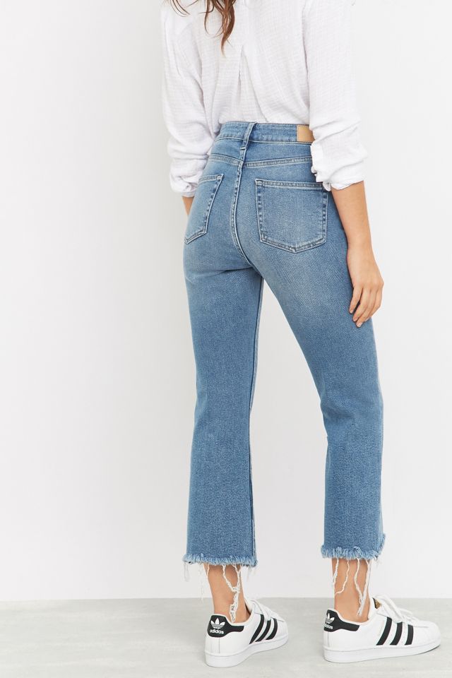 BDG - Jean évasé vintage à bords bruts bleu #3