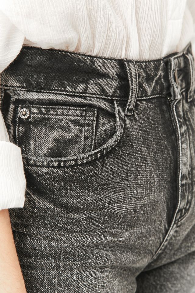 BDG Worn Black Cropped Kick Flare Jeans #2