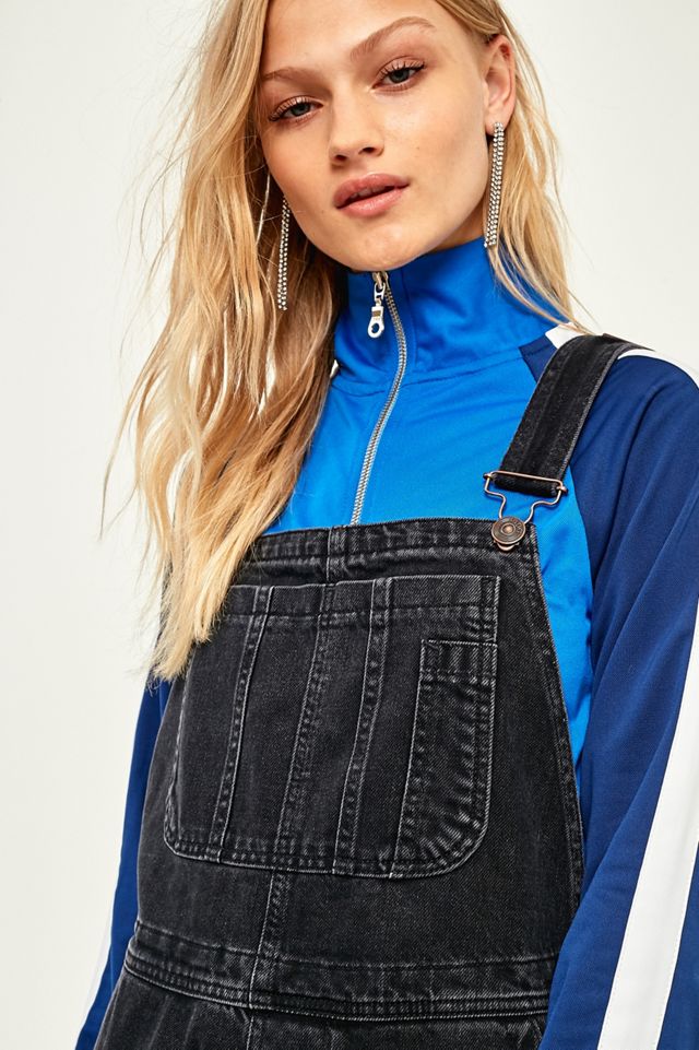 BDG Boyfriend Washed Black Dungarees #1