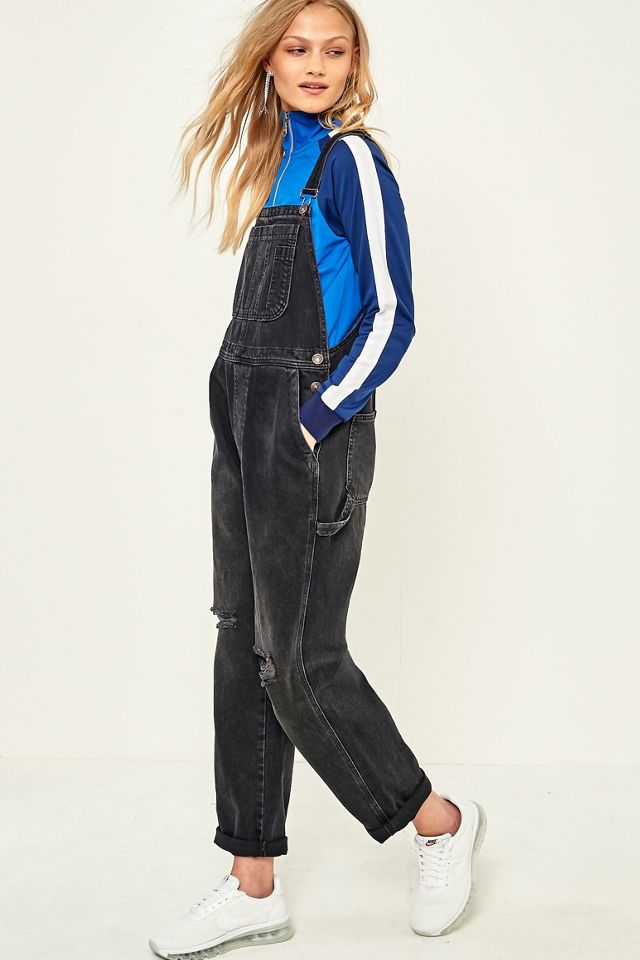 BDG Boyfriend Washed Black Dungarees #4