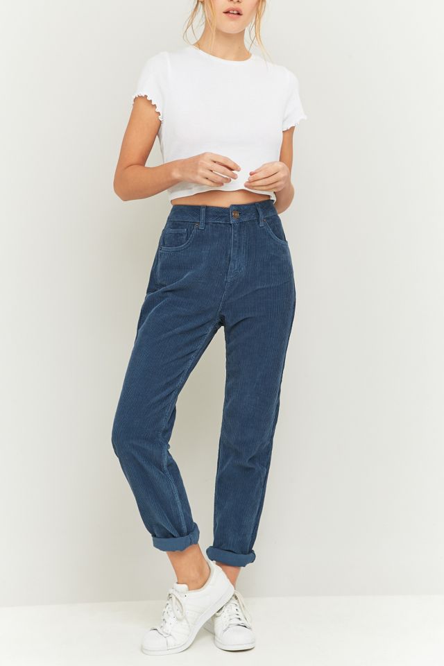 BDG Blue Corduroy Blue Mom Jeans #1