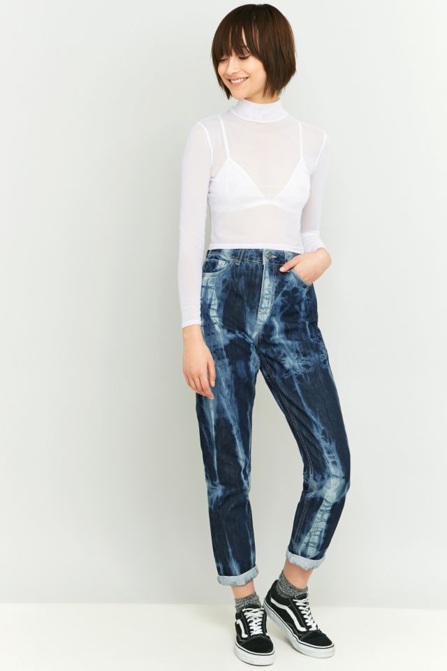 Tie dye hot sale mom jeans