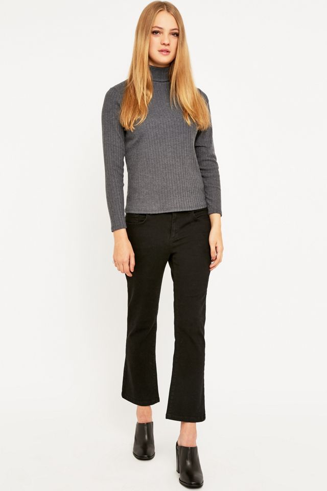BDG Black Kick Flared Jeans #4