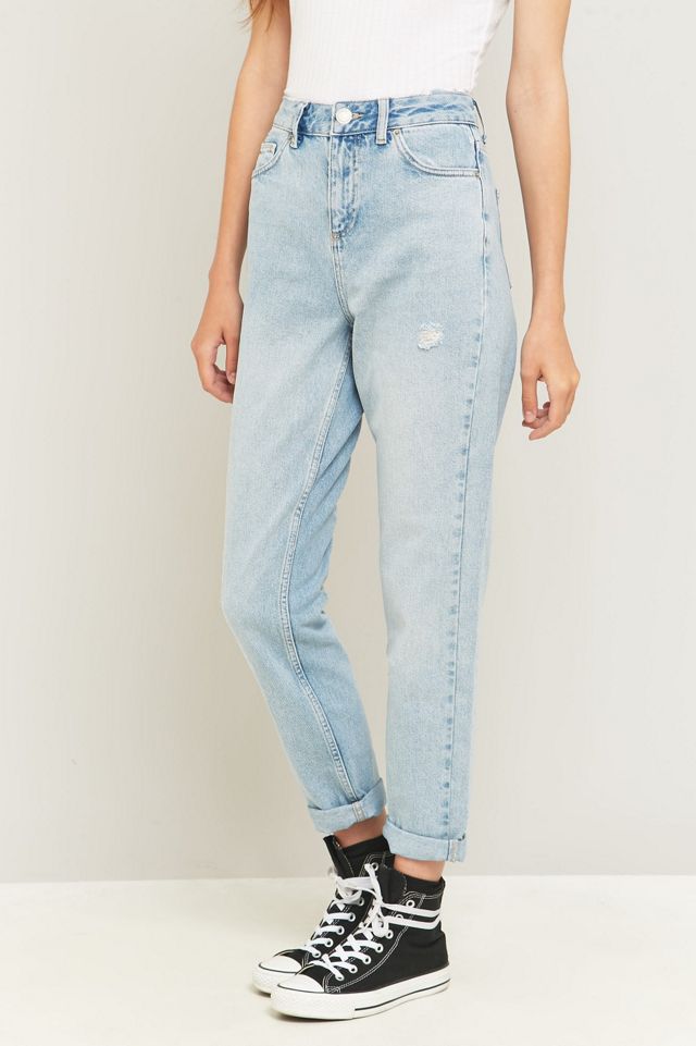 BDG Bleached Indigo Mom Jeans #1