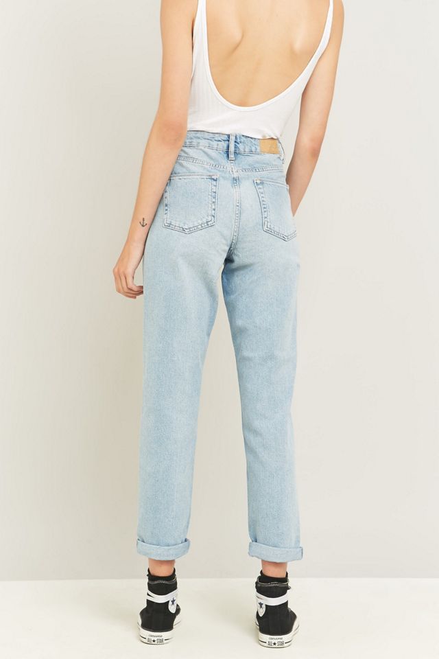 BDG Bleached Indigo Mom Jeans #3