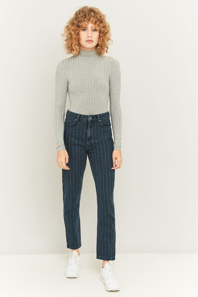 BDG Pin Stripe Mom Jeans #4
