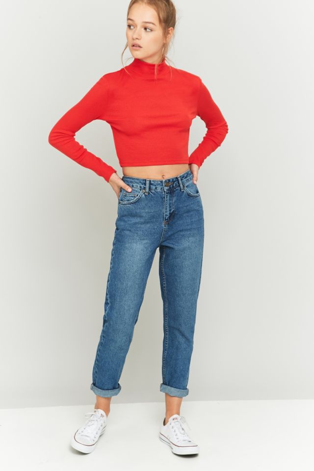 Bdg dark vintage 2024 wash mom jeans