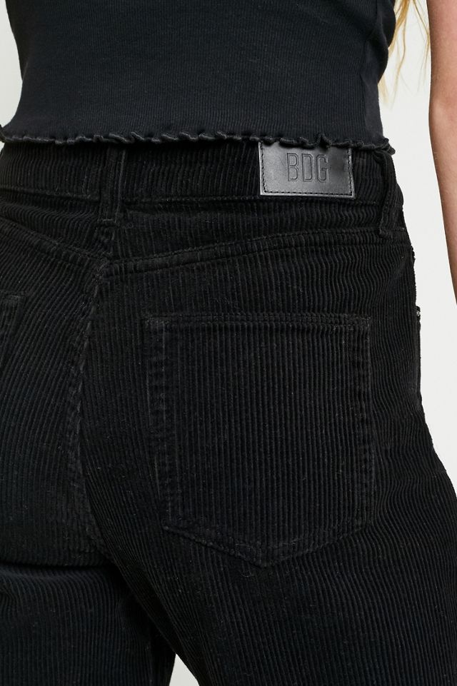BDG Mom Pantaloni In Velluto a Coste Nero #5