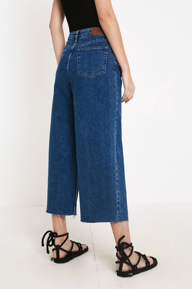 BDG Flood Wide Leg True Blue Jeans #3