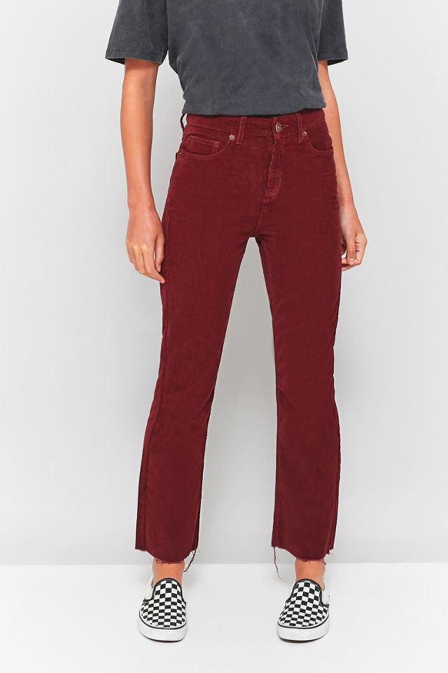 BDG Kick Burgundy Corduroy Jeans #1