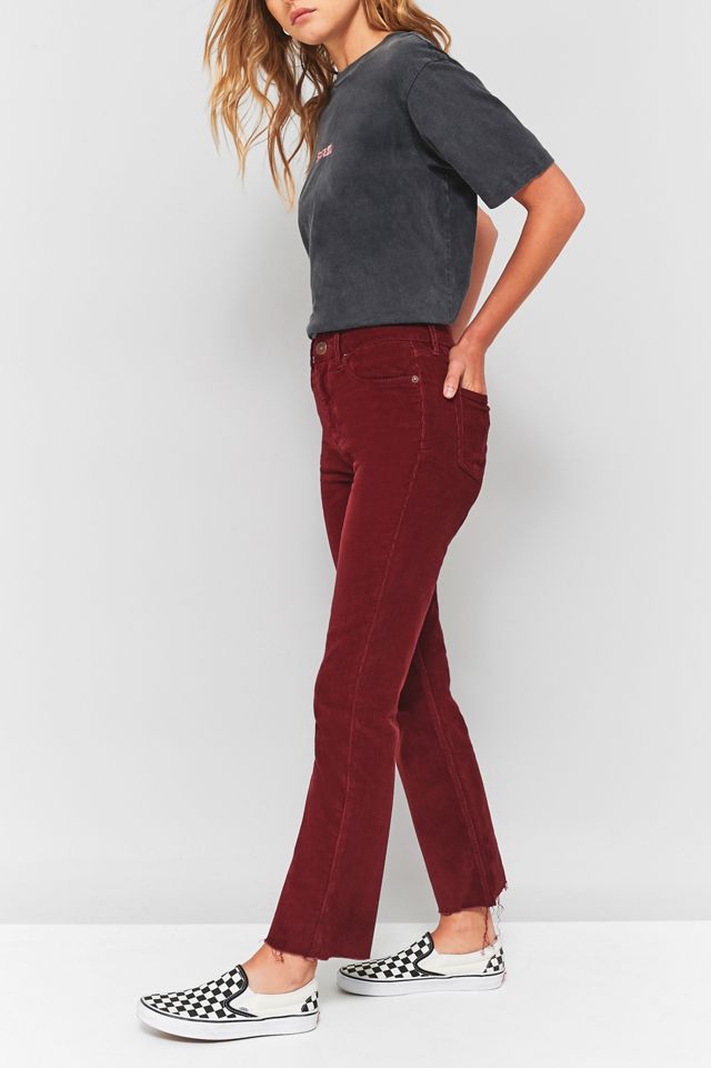 BDG Kick Burgundy Corduroy Jeans #2