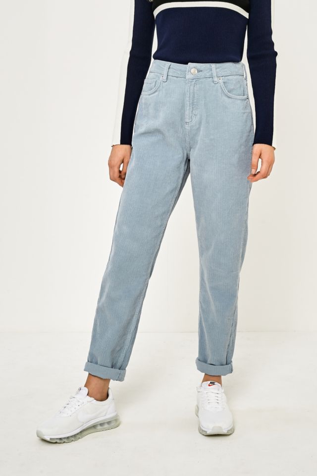 BDG, Pants & Jumpsuits, Bdg Blue Corduroy Mom High Rise Pants