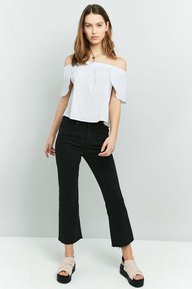 BDG Kick Flare Black Jeans #7