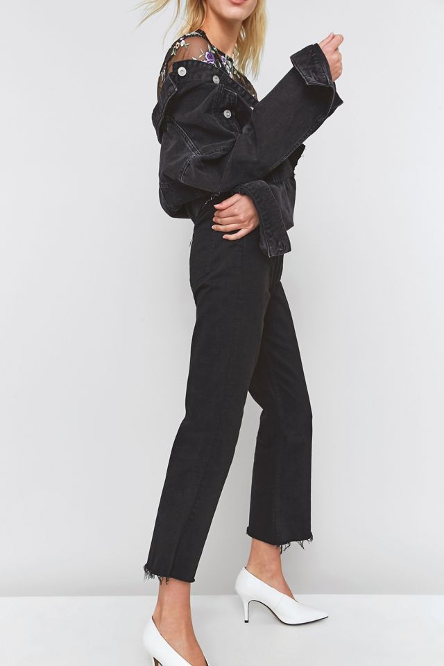 BDG Kick Flare Black Jeans #4