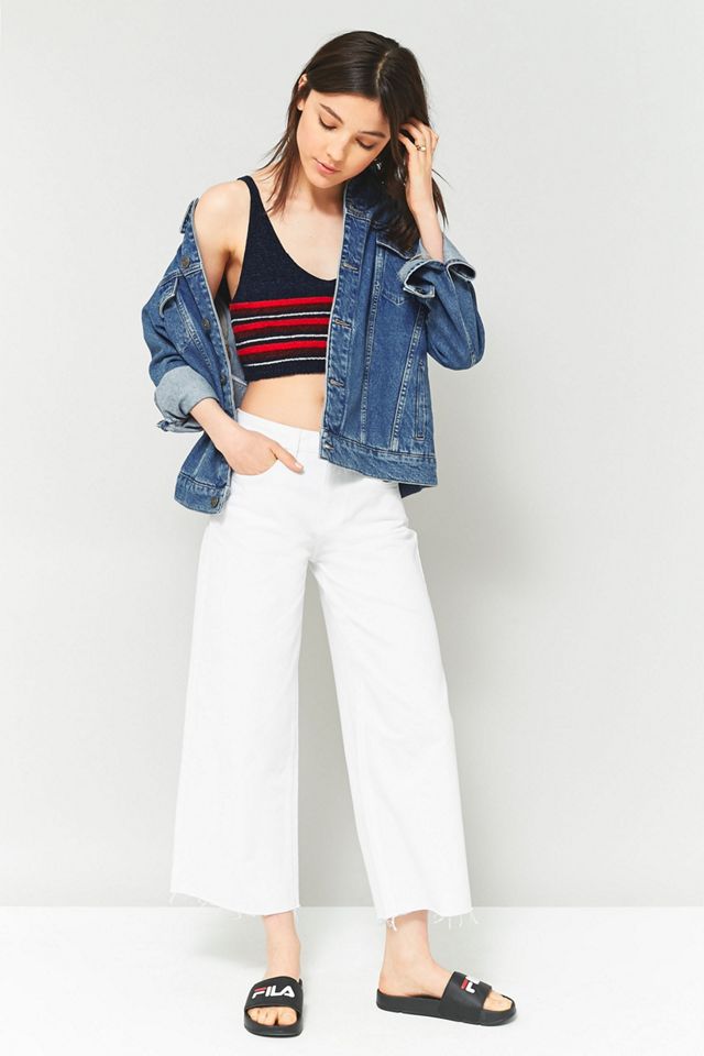 BDG Flood Wide Leg Optic White Jeans #4