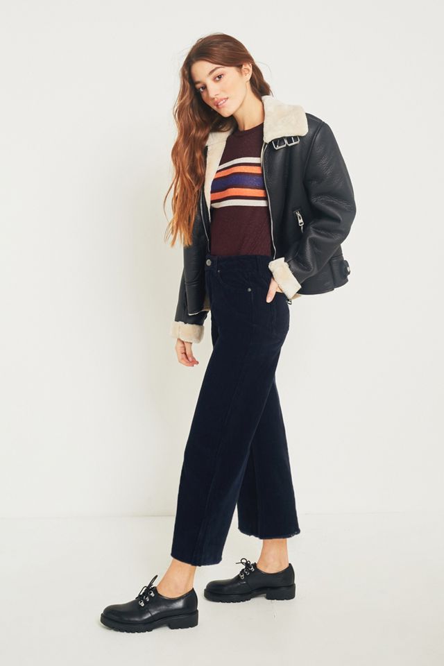 BDG Flood Navy Corduroy Jeans #2