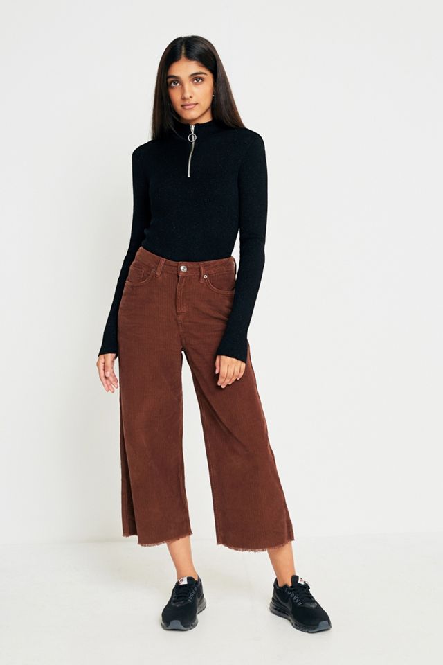 BDG Flood Wide Leg Brown Corduroy Jeans #6