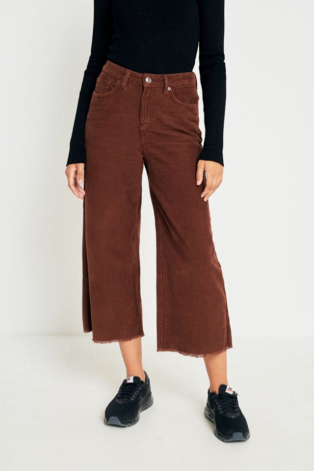 BDG Flood Wide Leg Brown Corduroy Jeans #8